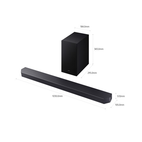 Samsung Q-series Soundbar HW-Q600F/ZF, Audio 3.1.2 canali , Wireless Dolby Atmos, 2025