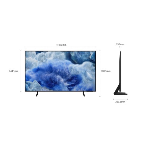 Samsung QE50Q8FAAUXZT TV 127 cm (50") 4K Ultra HD Smart TV Wi-Fi Grigio