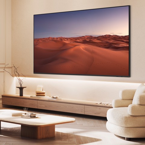 Samsung QLED 55" QE55Q6FAAUXZT 4K, Processore Q4 Lite, 4K Upscaling, Color Booster, OTS Lite, Metal Stream Design, Smart TV, 2025