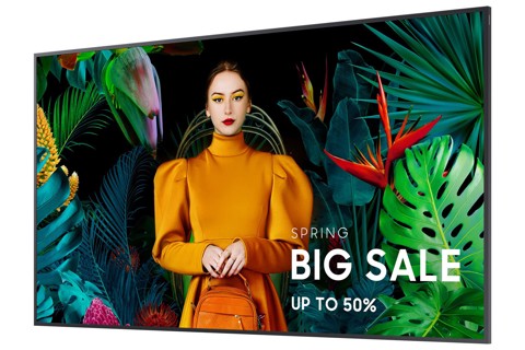 Samsung QM65C Pannello piatto per segnaletica digitale 165,1 cm (65") LCD Wi-Fi 500 cd/m² 4K Ultra HD Nero Tizen 24/7