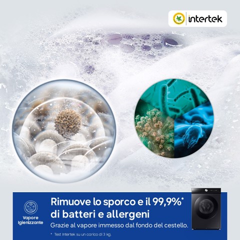 Samsung QuickDrive 8000 Series WW90DB8U95GB lavatrice Caricamento frontale 9 kg 1400 Giri/min Nero