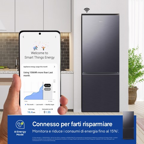Samsung RB50DG601EB1 Libera installazione 508 L Antracite