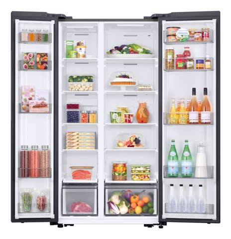 Samsung RS57DG400EM9 frigorifero side-by-side Libera installazione 583 L Acciaio inox