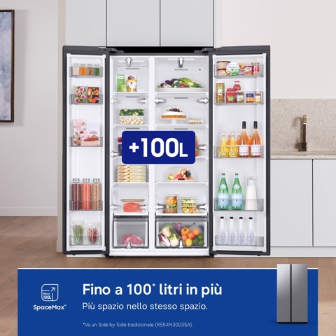 Samsung RS57DG400EM9 frigorifero side-by-side Libera installazione 583 L Acciaio inox
