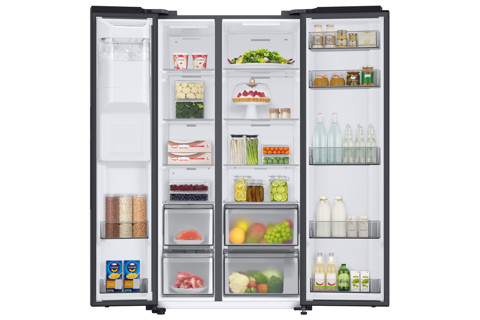 Samsung RS68A8821B1 frigorifero side-by-side Libera installazione E Nero