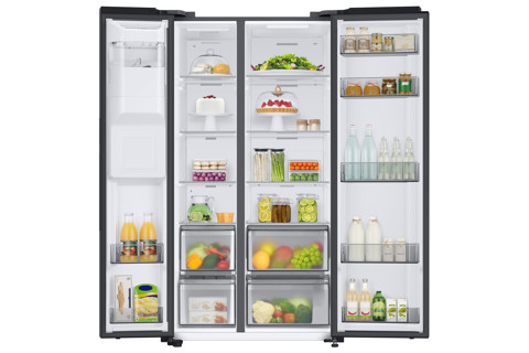 Samsung RS68A8821B1 frigorifero side-by-side Libera installazione E Nero