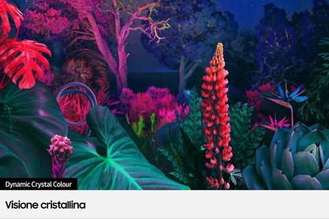 Samsung Series 8 TV Crystal UHD 4K 50” UE50BU8070 Smart TV Wi-Fi Black 2022, Processore Crystal 4K, HDR, Colori reali, Suono ottimizzato