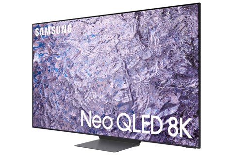 Samsung Series 8 TV QE65QN800CTXZT Neo QLED 8K, Smart TV 65" Processore Neural Quantum 8K, Dolby Atmos e OTS+, Titan Black 2023