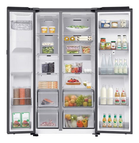 Samsung Series 9 Frigorifero Side By Side Family Hub 614L RS90F66BEFEF