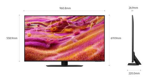 Samsung Smart TV 43” QE43QN90FATXZT Neo QLED 4K Mini LED 2025