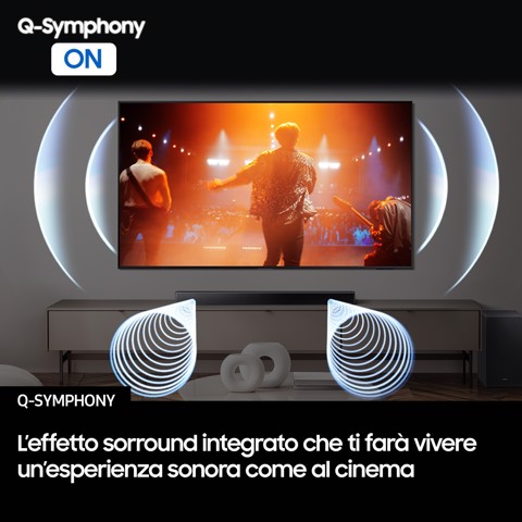 Samsung Soundbar HW-B650F/ZF, Audio 3.1 canali, Wireless Dolby 5.1ch, 2025