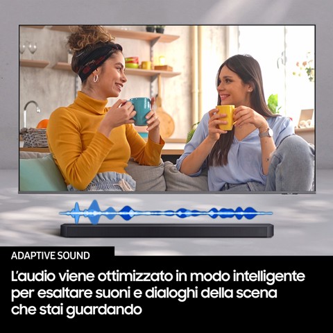 Samsung Soundbar HW-B750F/ZF, Audio 5.1 canali , Wireless Dolby 5.1ch, 2025