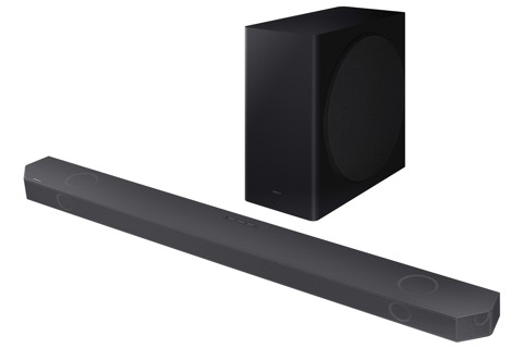 Samsung Soundbar HW-Q800B/ZF con subwoofer 5.1.2 canali 360W 2022, audio 3D wireless ottimizzato, effetto cinema surround