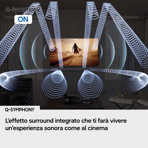 Samsung Soundbar HW-Q930H/XC, Audio 9.1.4 canali, potenza 580W, Active Voice Amplifier Pro, Bluetooth 5.3, Q-Symphony, Wireless Dolby Atmos, 2026