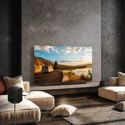 Samsung Soundbar HW-Q990C/ZF Serie Q, 22 speaker, Wireless Dolby Atmos, Audio a 11.1.4 canali, Q-Simphony, Compatibile con Alexa e Google Assistant, Black 2023