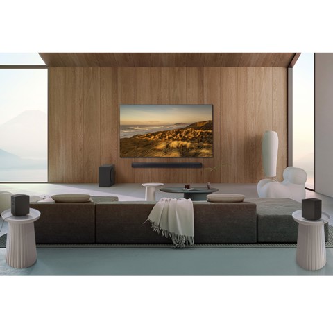 Samsung Soundbar HW-Q990D/ZF Serie Q, 22 Speaker, Wireless Dolby Atmos, Audio a 11.1.4 Canali, Q-Simphony, Alexa integrato e compatibile con Google Assistant, Graphite Black 2024