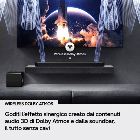 Samsung Soundbar HW-Q990H/XC, Audio 11.1.4 canali, potenza 756W, Active Voice Amplifier Pro, Auto AV Sync, Bluetooth 5.3, Q-Symphony, Wireless Dolby Atmos, 2026