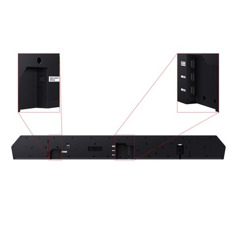 Samsung Soundbar HW-Q990H/XC, Audio 11.1.4 canali, potenza 756W, Active Voice Amplifier Pro, Auto AV Sync, Bluetooth 5.3, Q-Symphony, Wireless Dolby Atmos, 2026