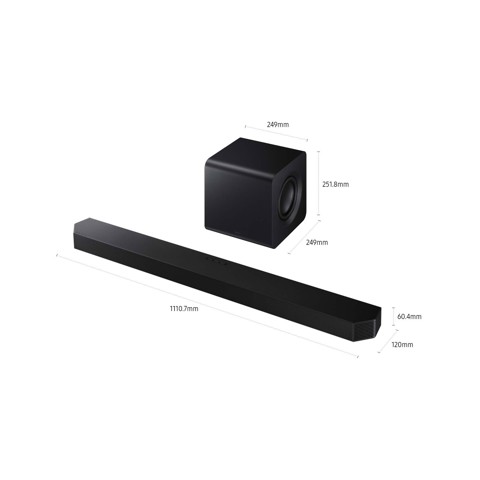 Samsung Soundbar HW-QS700F/ZF, Audio 3.1.2 canali, Wireless Dolby Atmos, 2025