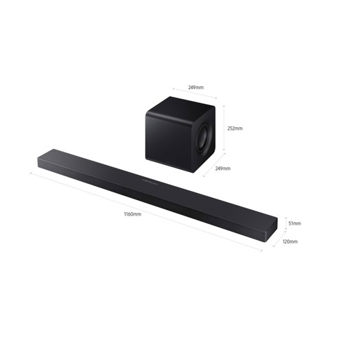 Samsung Soundbar HW-QS700F/ZF, Audio 3.1.2 canali, Wireless Dolby Atmos, 2025