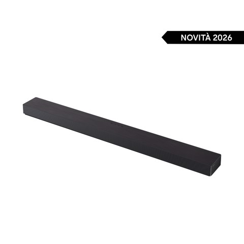 Samsung Soundbar HW-QS90H/XC, Audio 7.1.2 canali, potenza 330W, Active Voice Amplifier Pro, Bluetooth 5.3, Q-Symphony, Wireless Dolby Atmos, 2026