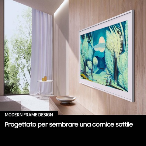 Samsung The Frame AI TV 43" QE43LS03FAUXZT 4K, Processore NQ4 AI Gen2, 4K AI Upscaling, Art Mode, Matte Display, Quantum HDR, Dolby Atmos & OTS Lite, Modern Frame Design, Vision AI Smart TV, 2025