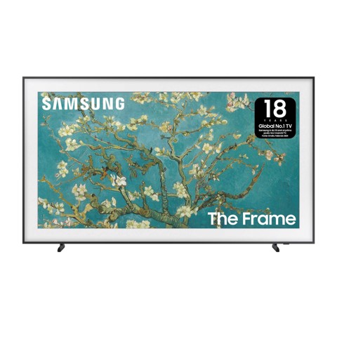 Samsung The Frame Lifestyle TV QE32LS03CBUXZT QLED Full HD, Smart TV 32" Matte Display, OTS Lite, Black 2023
