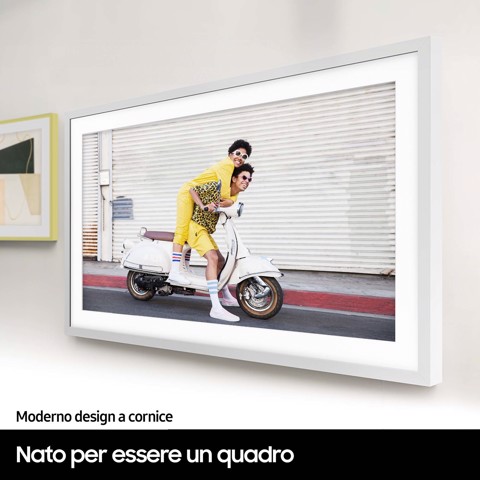 Samsung The Frame Lifestyle TV QE32LS03CBUXZT QLED Full HD, Smart TV 32" Matte Display, OTS Lite, Black 2023