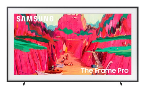 Samsung The Frame Pro AI TV 65" QE65LS03FWUXZT 4K, Processore NQ4 AI Gen3, 4K AI Upscaling, Art Mode, Matte Display, Neo Quantum HDR, Dolby Atmos & OTS, Modern Frame Design, Vision AI Smart TV, 2025
