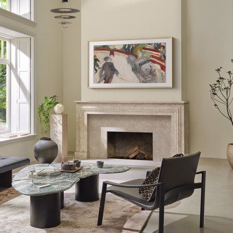 Samsung The Frame Pro AI TV 65" QE65LS03FWUXZT 4K, Processore NQ4 AI Gen3, 4K AI Upscaling, Art Mode, Matte Display, Neo Quantum HDR, Dolby Atmos & OTS, Modern Frame Design, Vision AI Smart TV, 2025