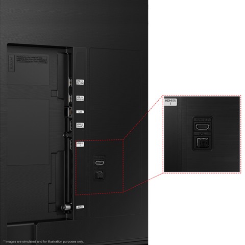 Samsung TV Crystal UHD 4K 43” UE43DU8070UXZT Smart TV Wi-Fi Black 2024, Processore Crystal 4K, 4K Upscaling, AirSlim Design, OTS Lite