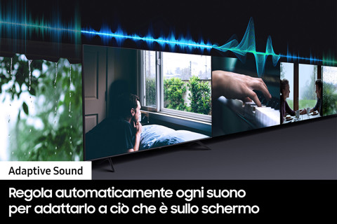 Samsung TV Crystal UHD 4K 65” UE65AU7170 Smart TV Wi-Fi Titan Gray 2021