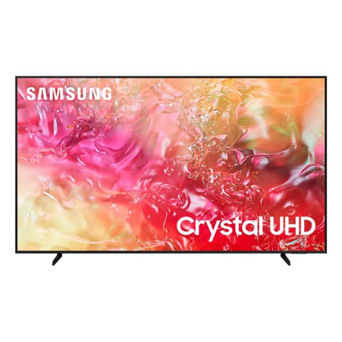 Samsung TV Crystal UHD 4K 75” UE75DU7170UXZT Smart TV Wi-Fi Black 2024, Processore Crystal 4K, 4K Upscaling, Slim Look Design, OTS Lite