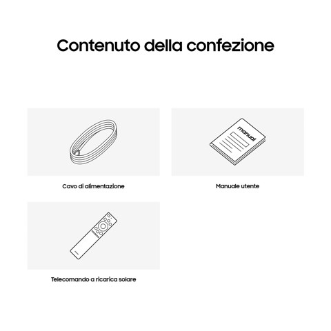 Samsung TV Neo QLED 4K 50" QE50QN90DATXZT Smart TV Wi-Fi Titan Black 2024, Processore NQ4 AI GEN2, Tecnologia Quantum Matrix, Neo Slim Design, OTS Lite