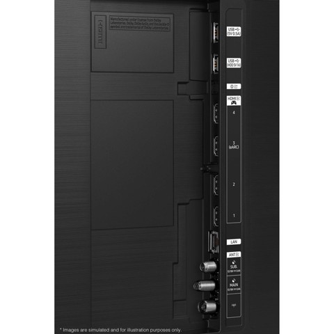 Samsung TV Neo QLED 4K 55" QE55QN90DATXZT Smart TV Wi-Fi Titan Black 2024, Processore NQ4 AI GEN2, Tecnologia Quantum Matrix, Neo Slim Design, Dolby Atmos