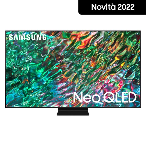 Samsung TV Neo QLED 4K 65” QE65QN90B Smart TV Wi-Fi Titan Black 2022, Mini LED, Processore Neo Quantum 4K, Quantum HDR, Gaming mode, Suono 3D