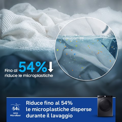 Samsung WD90DG6G94BB/U3 lavasciuga Libera installazione Caricamento frontale Nero