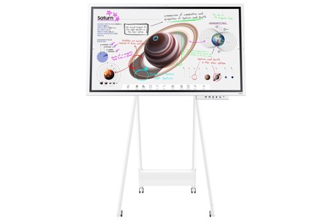 Samsung WM65B lavagna interattiva 165,1 cm (65") 3840 x 2160 Pixel Touch screen Grigio, Bianco