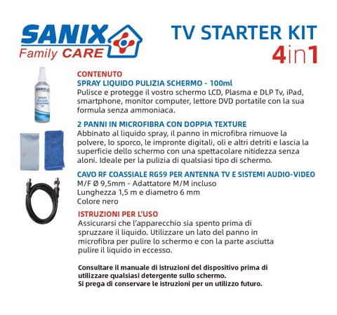 Sanix Family CareTV Starter Kit 4in1 - Sanix Family Care