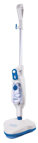 Sanix Family Care XDZK55 Pulitore a vapore Scopa a vapore 0,32 L 1500 W Blu, Bianco