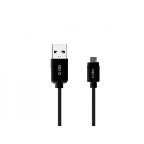 SBS 1m USB2.0/MicroUSB cavo USB USB A Micro-USB A 0,48 Gbit/s Nero