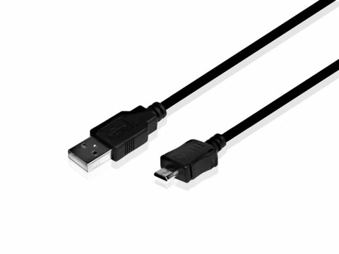SBS 1m USB2.0/MicroUSB cavo USB USB A Micro-USB A 0,48 Gbit/s Nero