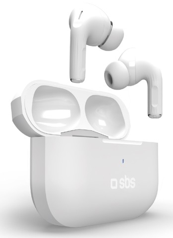 SBS Air Kab Max Auricolare True Wireless Stereo (TWS) In-ear Musica e Chiamate Bluetooth Bianco