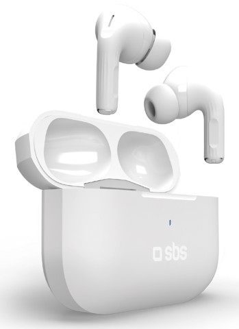 SBS Air Kab Max Auricolare True Wireless Stereo (TWS) In-ear Musica e Chiamate Bluetooth Bianco