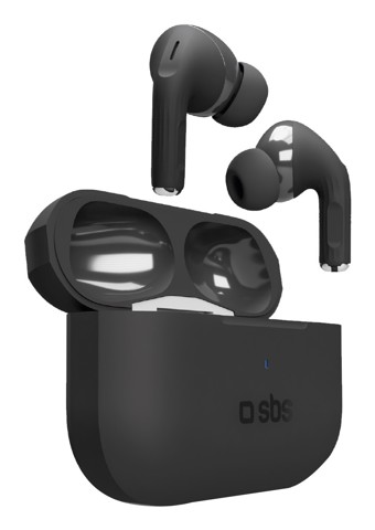 SBS Air Kab Max Auricolare True Wireless Stereo (TWS) In-ear Musica e Chiamate Bluetooth Nero