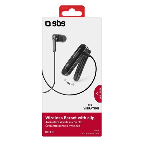 SBS Auricolare Wireless con clip