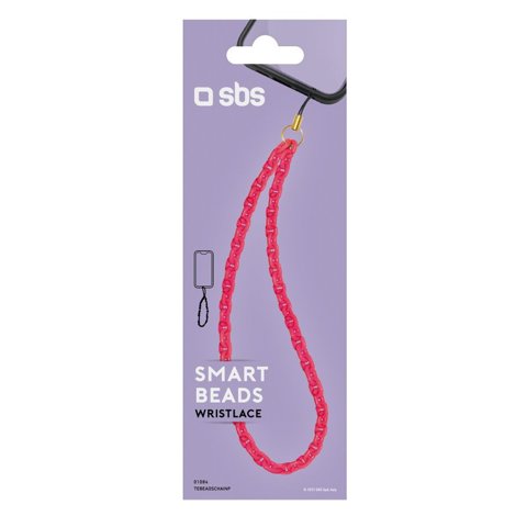 SBS Beads Chain - Ciondolo da polso a catena per smartphone
