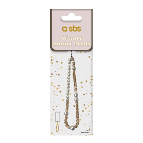 SBS Beads - Ciondolo da polso a perline per smartphone
