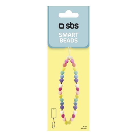 SBS Beads - Ciondolo da polso a perline per smartphone