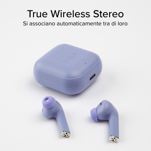 SBS Beat Free Auricolare True Wireless Stereo (TWS) In-ear Chiamate/Musica/Sport/Tutti i giorni Bluetooth Ciano